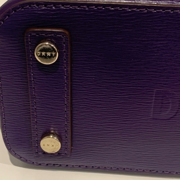 DKNY Paige Small Purple Satchel - Picture 9 of 10